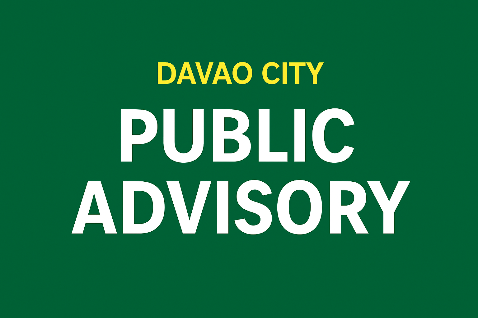 OCBO Issues Red and Yellow Tag Notices Following Rapid Structural Inspections in Davao City